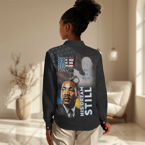 Black Americans Happy MLK Day Women Casual Shirt I Have A Dream LT15