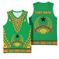 Personalised Afro Guinea Bissau Basketball Jersey Dashiki With Coat Of Arms - African Pride