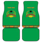 Personalised Afro Guinea Bissau Car Mats Dashiki With Coat Of Arms