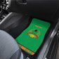 Personalised Afro Guinea Bissau Car Mats Dashiki With Coat Of Arms