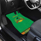 Personalised Afro Guinea Bissau Car Mats Dashiki With Coat Of Arms