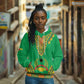 Personalised Afro Guinea Bissau Hoodie Dashiki With Coat Of Arms