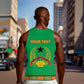 Personalised Afro Guinea Bissau Men Tank Top Dashiki With Coat Of Arms