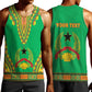 Personalised Afro Guinea Bissau Men Tank Top Dashiki With Coat Of Arms