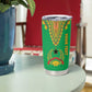 Personalised Afro Guinea Bissau Tumbler Cup Dashiki With Coat Of Arms