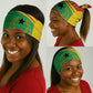 Personalised Afro Guinea Bissau Neck Gaiter Coat Of Arms Mix African Pattern LT15