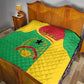 Personalised Afro Guinea Bissau Quilt Coat Of Arms Mix African Pattern