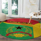Personalised Afro Guinea Bissau Round Carpet Coat Of Arms Mix African Pattern