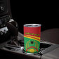 Personalised Afro Guinea Bissau Tumbler Cup Coat Of Arms Mix African Pattern