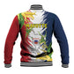 Afro Ra Hachiri 976 Baseball Jacket Coat Of Arms France Flag Style