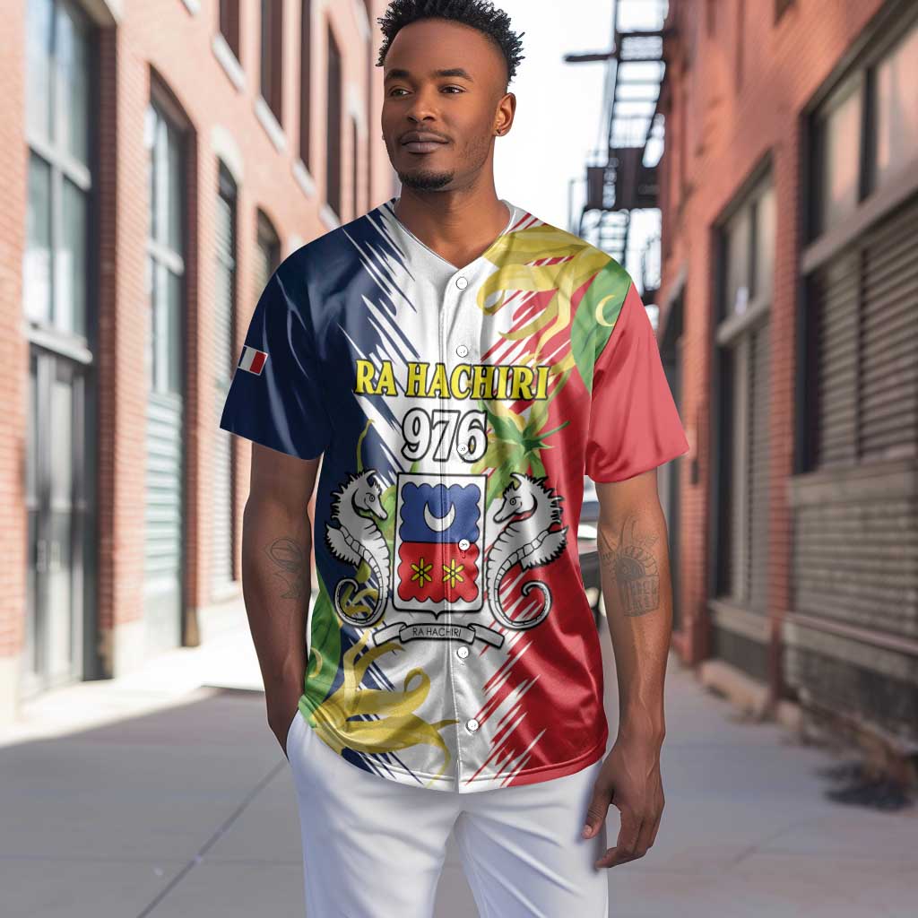 Afro Ra Hachiri 976 Baseball Jersey Coat Of Arms France Flag Style