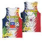 Afro Ra Hachiri 976 Basketball Jersey Coat Of Arms France Flag Style - African Pride