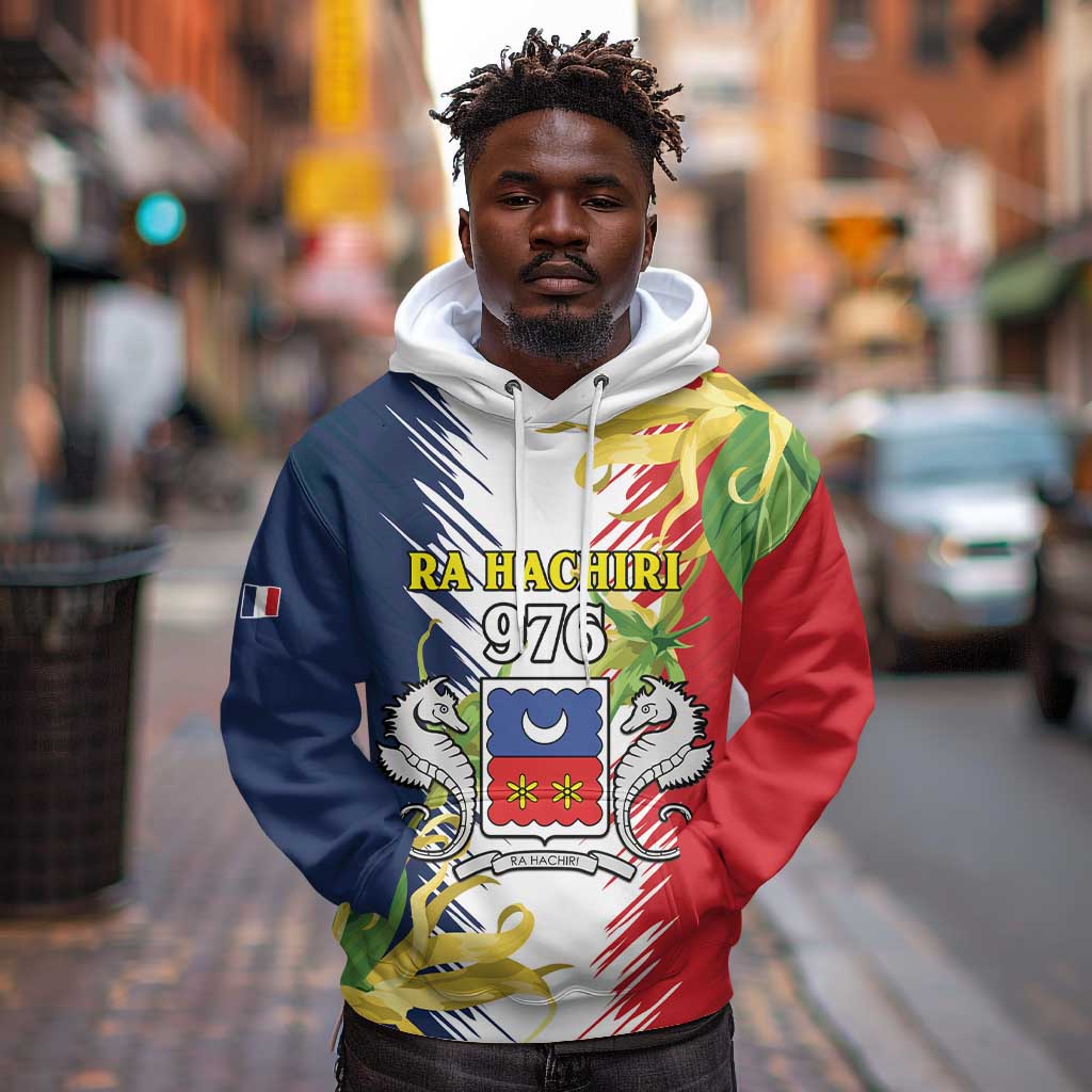 Afro Ra Hachiri 976 Hoodie Coat Of Arms France Flag Style