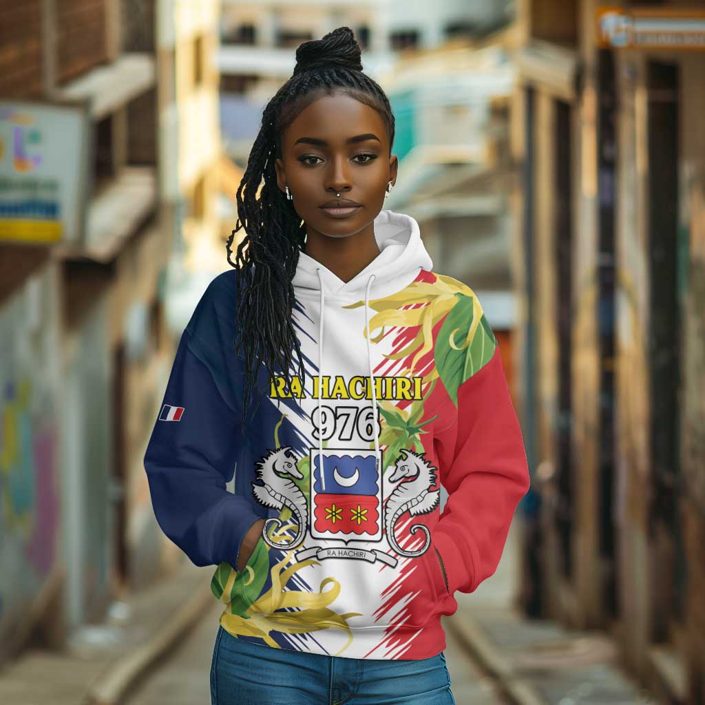 Afro Ra Hachiri 976 Hoodie Coat Of Arms France Flag Style
