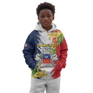 Afro Ra Hachiri 976 Kid Hoodie Coat Of Arms France Flag Style
