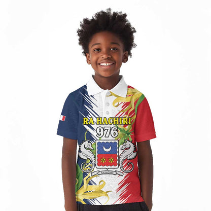 Afro Ra Hachiri 976 Kid Polo Shirt Coat Of Arms France Flag Style