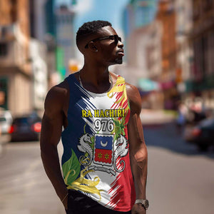 Afro Ra Hachiri 976 Men Tank Top Coat Of Arms France Flag Style