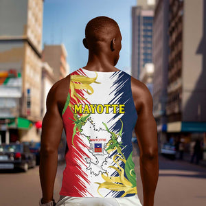 Afro Ra Hachiri 976 Men Tank Top Coat Of Arms France Flag Style