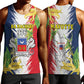 Afro Ra Hachiri 976 Men Tank Top Coat Of Arms France Flag Style
