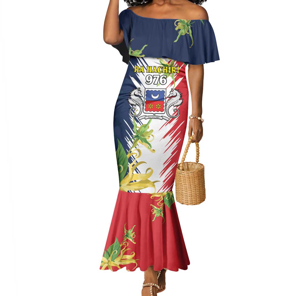 Afro Ra Hachiri 976 Mermaid Dress Coat Of Arms France Flag Style