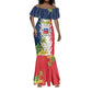 Afro Ra Hachiri 976 Mermaid Dress Coat Of Arms France Flag Style