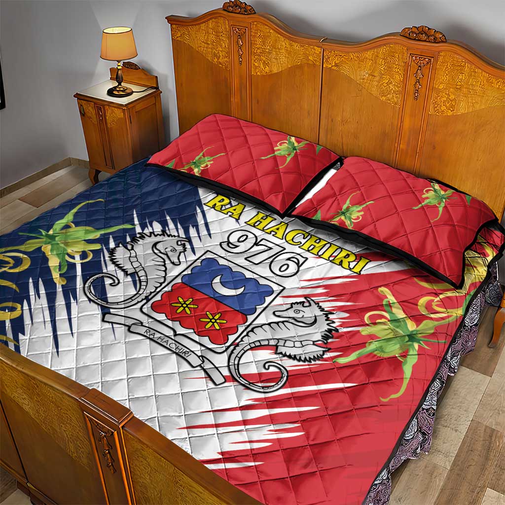 Afro Ra Hachiri 976 Quilt Bed Set Coat Of Arms France Flag Style