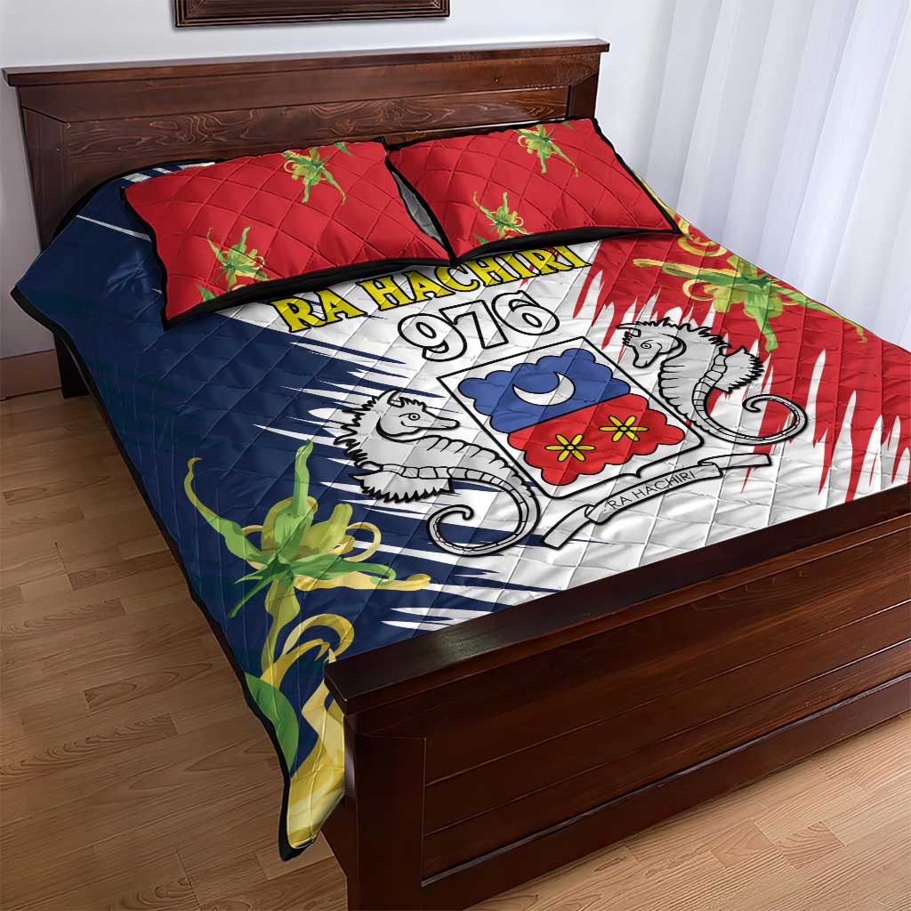 Afro Ra Hachiri 976 Quilt Bed Set Coat Of Arms France Flag Style