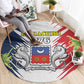 Afro Ra Hachiri 976 Round Carpet Coat Of Arms France Flag Style