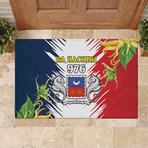 Afro Ra Hachiri 976 Rubber Doormat Coat Of Arms France Flag Style