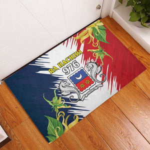 Afro Ra Hachiri 976 Rubber Doormat Coat Of Arms France Flag Style