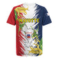 Afro Ra Hachiri 976 Rugby Jersey Coat Of Arms France Flag Style