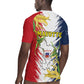 Afro Ra Hachiri 976 Rugby Jersey Coat Of Arms France Flag Style