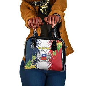Afro Ra Hachiri 976 Shoulder Handbag Coat Of Arms France Flag Style