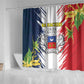 Afro Ra Hachiri 976 Shower Curtain Coat Of Arms France Flag Style