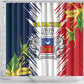 Afro Ra Hachiri 976 Shower Curtain Coat Of Arms France Flag Style