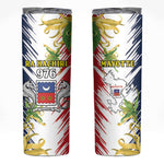 Afro Ra Hachiri 976 Skinny Tumbler Coat Of Arms France Flag Style