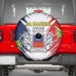 Afro Ra Hachiri 976 Spare Tire Cover Coat Of Arms France Flag Style