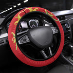 Afro Ra Hachiri 976 Steering Wheel Cover Coat Of Arms France Flag Style