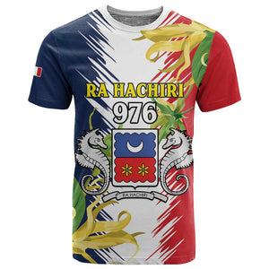 Afro Ra Hachiri 976 T shirt Coat Of Arms France Flag Style