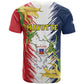 Afro Ra Hachiri 976 T shirt Coat Of Arms France Flag Style