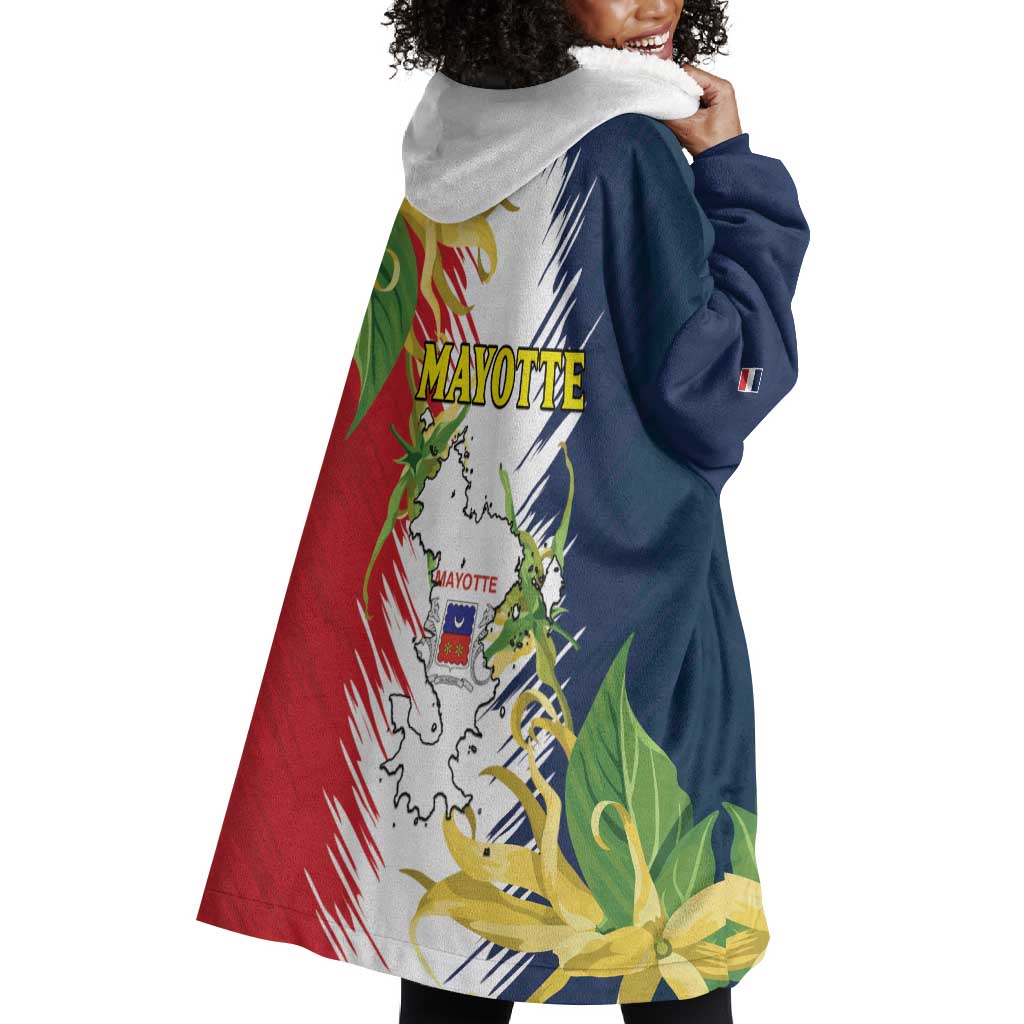 Afro Ra Hachiri 976 Wearable Blanket Hoodie Coat Of Arms France Flag Style
