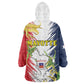 Afro Ra Hachiri 976 Wearable Blanket Hoodie Coat Of Arms France Flag Style