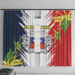 Afro Ra Hachiri 976 Window Curtain Coat Of Arms France Flag Style