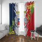 Afro Ra Hachiri 976 Window Curtain Coat Of Arms France Flag Style
