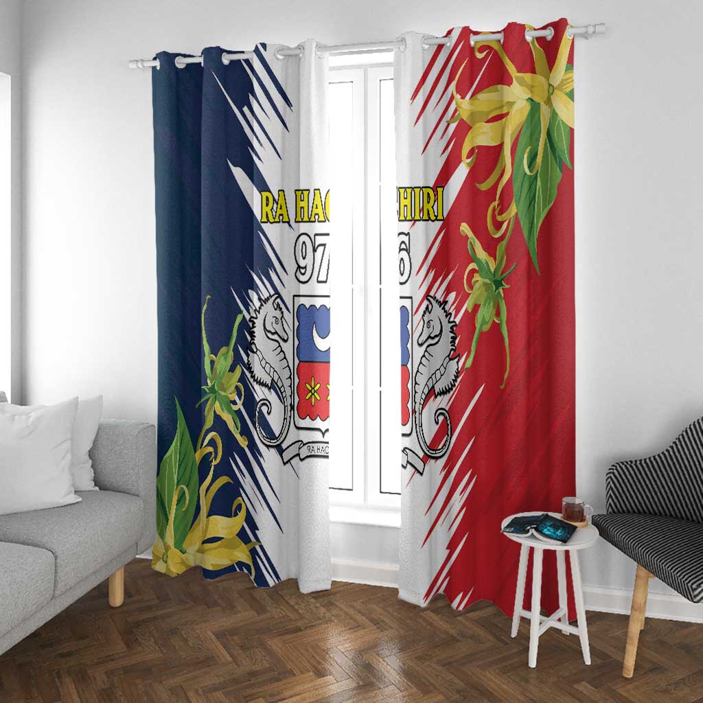 Afro Ra Hachiri 976 Window Curtain Coat Of Arms France Flag Style
