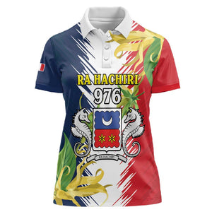 Afro Ra Hachiri 976 Women Polo Shirt Coat Of Arms France Flag Style