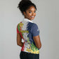 Afro Ra Hachiri 976 Women Polo Shirt Coat Of Arms France Flag Style