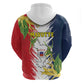 Afro Ra Hachiri 976 Zip Hoodie Coat Of Arms France Flag Style