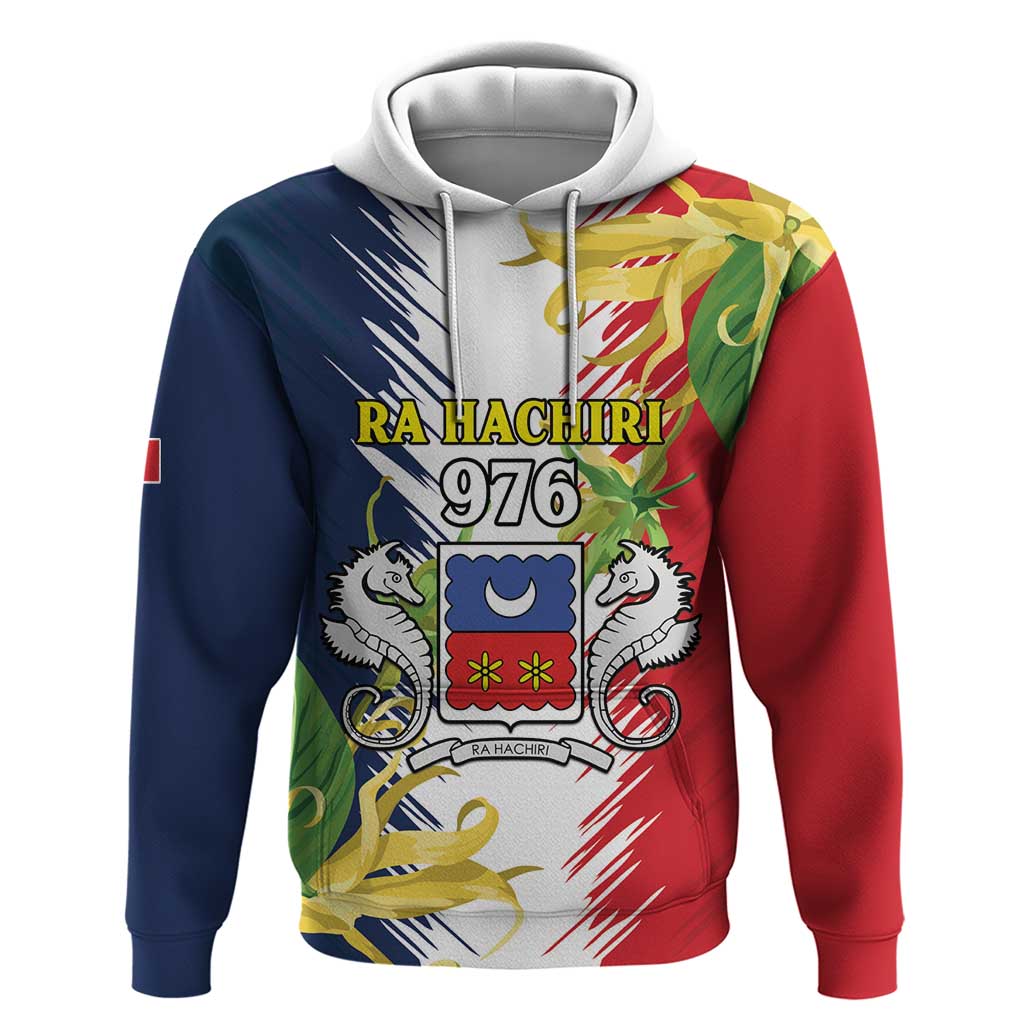 Afro Ra Hachiri 976 Zip Hoodie Coat Of Arms France Flag Style