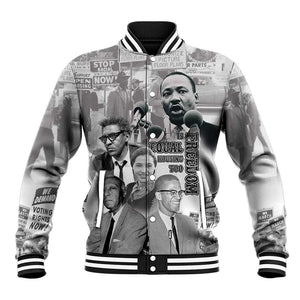 African-American History Month Baseball Jacket Civil Rights Leaders